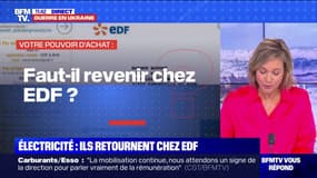 Faut-il revenir chez EDF? BFMTV répond à vos questions