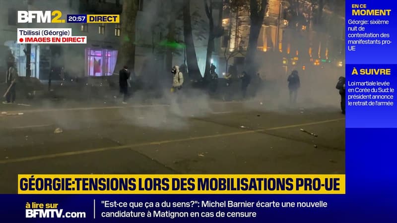 Géorgie : des tensions lors des manifestations pro-UE