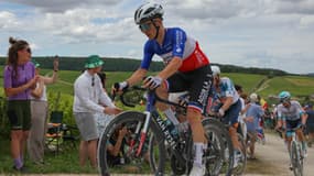 Paul Lapeira lors de la 11e étape du Tour de France 2024