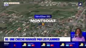 Val d'Oise: une crèche ravagée par les flammes à Monsoult