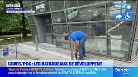 Crues dans le Pas-de-Calais: les batardeaux se développent dans les communes