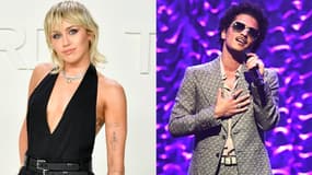Miley Cyrus en février 2020, Bruno Mars à Las Vegas en octobre 2021