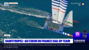 Saint-Tropez: en immersion au sein du catamaran français du France Sail GP
