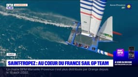 Saint-Tropez: en immersion au sein du catamaran français du France Sail GP