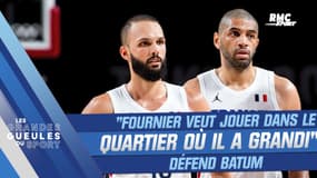 Paris 2024 : "Fournier est un passionné, il veut jouer les Jeux Olympiques dans le quartier où il a grandi" défend Batum