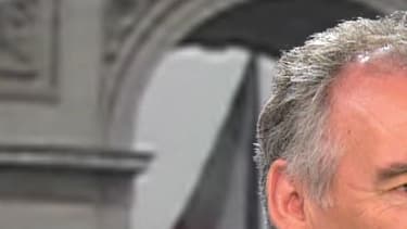 Le président du MoDem en 2015 sur le plateau de BFM TV et RMC