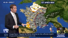 Météo: des nuages bas et de la pluie sur presque toute la France 