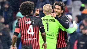 Dante et Todibo (à droite) après OM-Nice