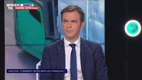 Olivier Véran sur la défiance des Français vis-à-vis du vaccin: "Je crois sincèrement que cette courbe va être inversée"
