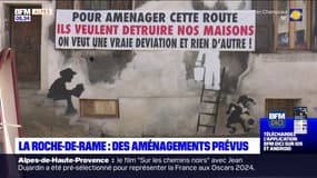 La Roche-de-Rame: des habitants contre les nouveaux aménagements de la RN94