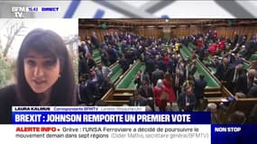 Accord du Brexit: Boris Johnson remporte un premier vote au nouveau Parlement