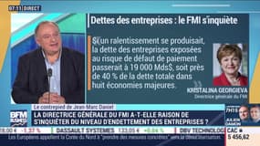 La directrice générale du FMI a-t-elle raison de s'inquiéter du niveau d'endettement des entreprises ? - Le contre-pied de Jean-Marc Daniel - 09/10