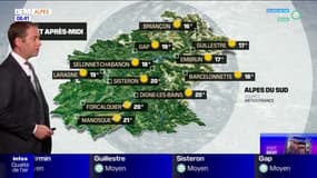 Météo Alpes du Sud: une journée ensoleillée, jusqu'à 19°C à Gap et 21°C à Manosque