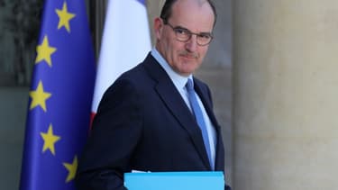 Le Premier ministre Jean Castex quitte l'Elysée après le conseil des ministres le 7 juillet 2020