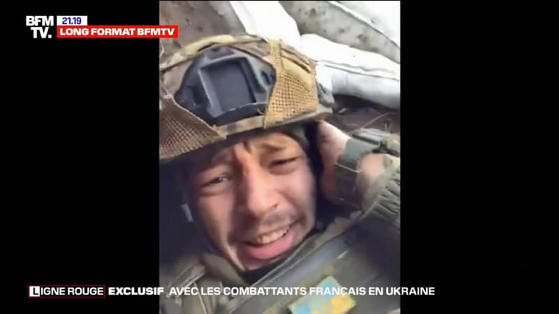 LIGNE ROUGE - Charly, combattant français de 29 ans, tient une tranchée entre les positions ukrainiennes et russes