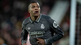 Kylian Mbappé avec le Real Madrid en Liga, le 7 décembre 2024