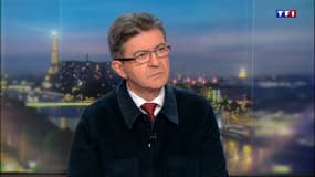 Capture d'écran Jean-Luc Mélenchon sur TF1 vendredi 3 février