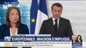 Européennes: Emmanuel Macron s'implique