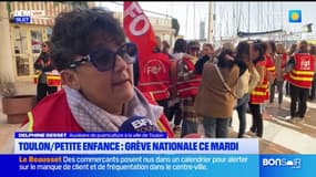 Toulon: les professionnels de la petite enfance dans la rue ce mardi