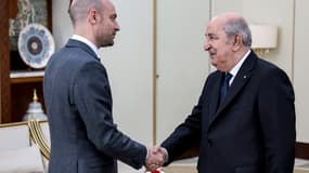 Le chef de la diplomatie française a rencontré ce dimanche le président algérien.