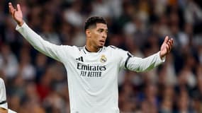 Jude Bellingham lors du match entre le Real Madrid et l'AC Milan (1-3, Ligue des champions), le 6 novembre 202