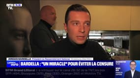 Jordan Bardella: pour éviter la censure, "la balle est dans le camp du gouvernement"