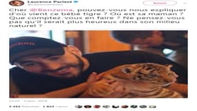 Pourquoi Benzema a-t-il pris cette photo avec un bébé tigre ?
