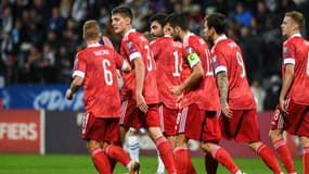 La Russie contre la Slovénie le 11 octobre 2021.