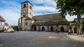 L'église de Château-Chalon, dans le Jura