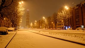 La neige à Amiens