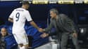 Karim Benzema et José Mourinho avec le Real Madrid.