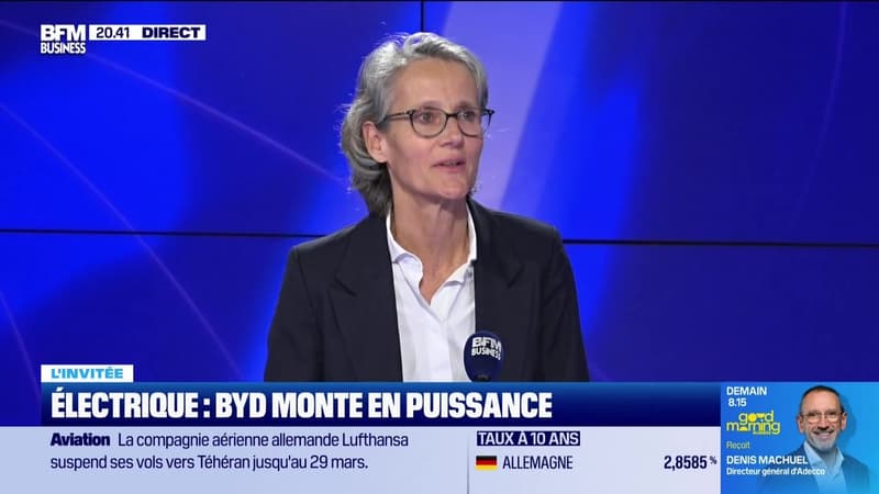 Dorothée Bonassies (BYD France) : BYD nomme Dorothée Bonassies à la tête de sa filiale française - 20/01