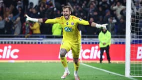 Lucas Perri lors de Lyon-Strasbourg, le 27 février 2024.