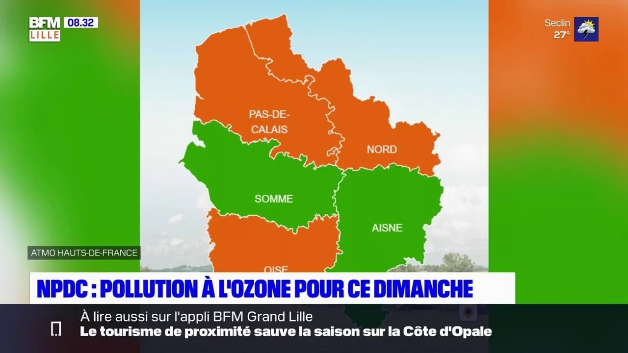 Le Nord Et Le Pas-de-Calais Touchés Par Un Pic De Pollution à L'ozone ...