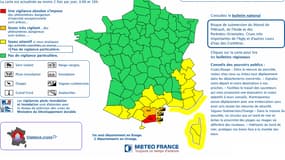 Météo France a placé les Pyrénées-Orientales en alerte rouge aux crues ce mercredi.