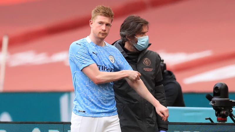 Manchester City: De Bruyne sort sur blessure en FA Cup, à l’approche du PSG