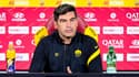Paulo Fonseca, en conférence de presse avec la Roma