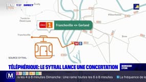 Téléphérique entre Francheville et Lyon : le Sytral lance une concertation