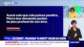 Accident: Palmade "a honte" selon sa soeur - 15/02