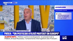Loi Duplomb: Arnaud Rousseau (FNSEA) dénonce une "hystérie" autour de l'utilisation de l’acétamipride, pesticide controversé