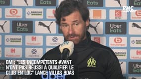 OM : Qualifier à nouveau le club en LDC car "les incompétents" avant n'ont pas réussi pendant 7 ans, lance Villas Boas