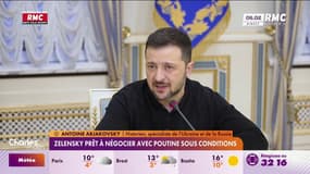 Zelensky prêt à négocier avec Poutine mais sous conditions 