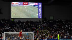 Le tableau d'affichage d'Angleterre-Norvège