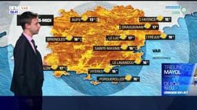Météo Var: de la grisaille mais de la douceur pour ce lundi, 17°C à Toulon