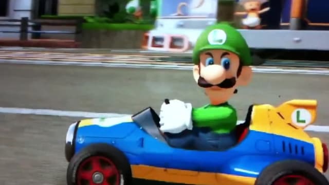 Dans la nouvelle version du jeu vidéo Mario Kart, Luigi ne semble plus si gentil.