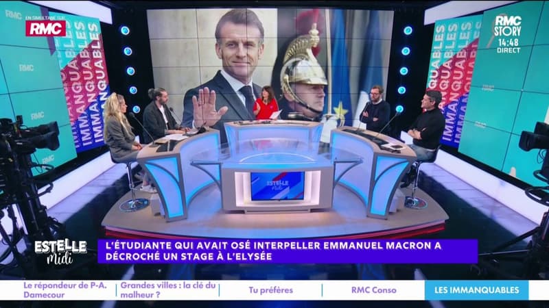 Après le succès de sa vidéo, l'étudiante qui avait tendu son CV à Emmanuel Macron a été prise en stage à l'Élysée