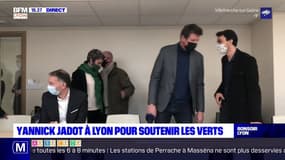 Yannick Jadot à Lyon pour soutenir les Verts