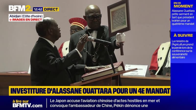 Côte d'Ivoire: Alassane Ouattara investit président de la République pour son quatrième mandat