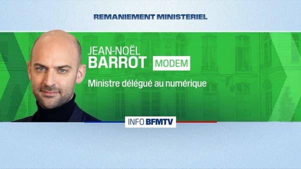 Jean-Noël Barrot hérite du Numérique 