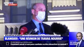 Jean-Michel Blanquer: "5 millions de masques FFP2 seront distribués dans le système scolaire"